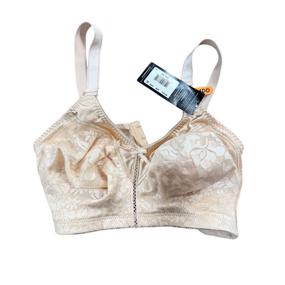 Bali 34DD Cool Comfort Classic Support Bra NEW $44 Back Smoothing Nude